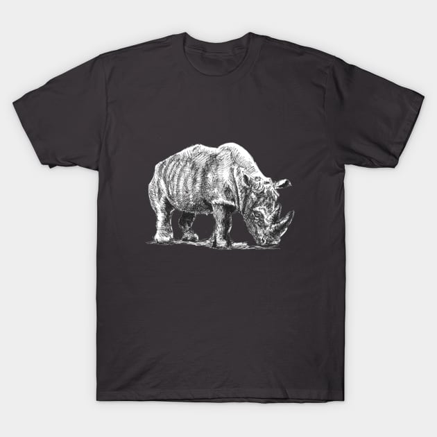 Rhino T-Shirt by AwesomeBrian